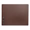 Dacasso Chocolate BrownLeatherette 24" x 19" Desk Mat without Rails PR-3427 - alternate 1